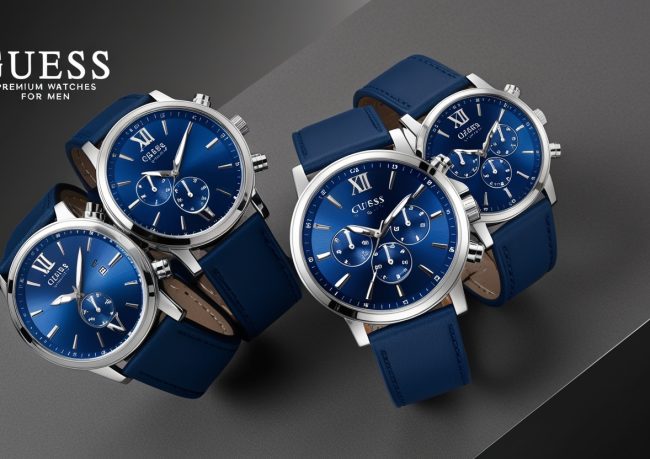 Montre Guess Homme Bleu